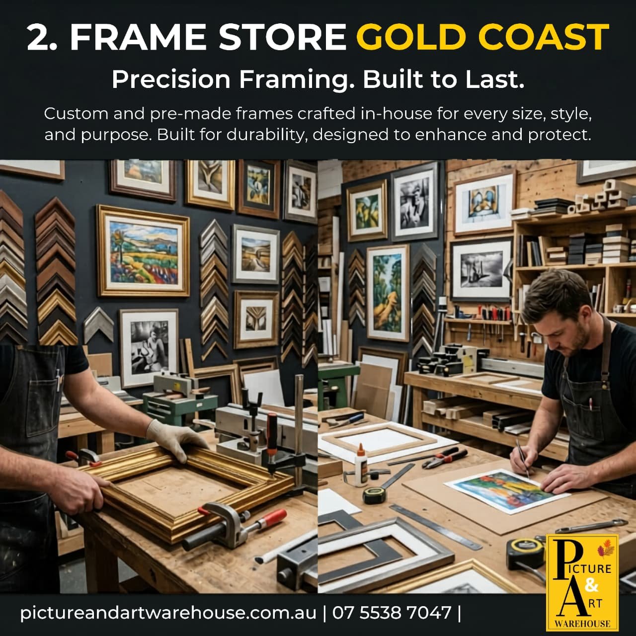 Frame Store Gold Coast | Picture and Art Warehouse