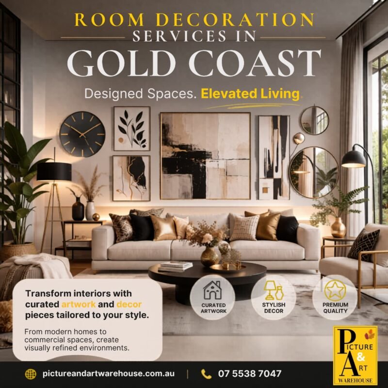 Room decoration services in Gold Coast